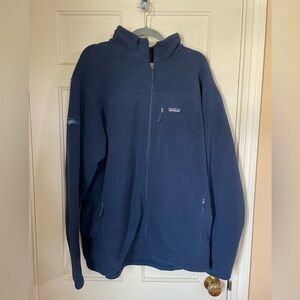 NWT Patagonia Synchilla Fleece Jacket Mens 2XL Blue Full Zip Sweatshirt Outdoor